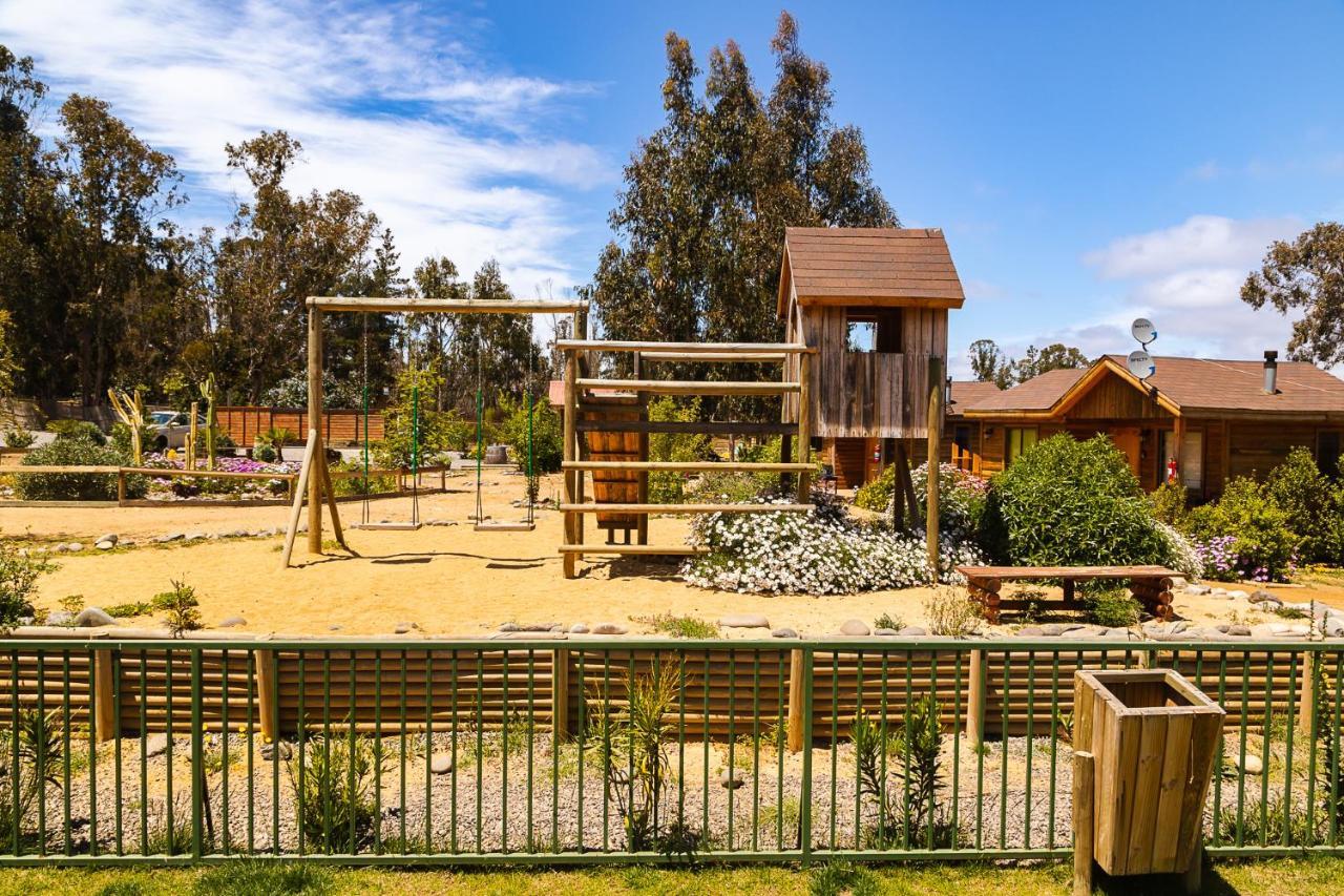 Cabana En Tunquen Con Parrilla, Fogon, Piscina Y Bosque Zewnętrze zdjęcie