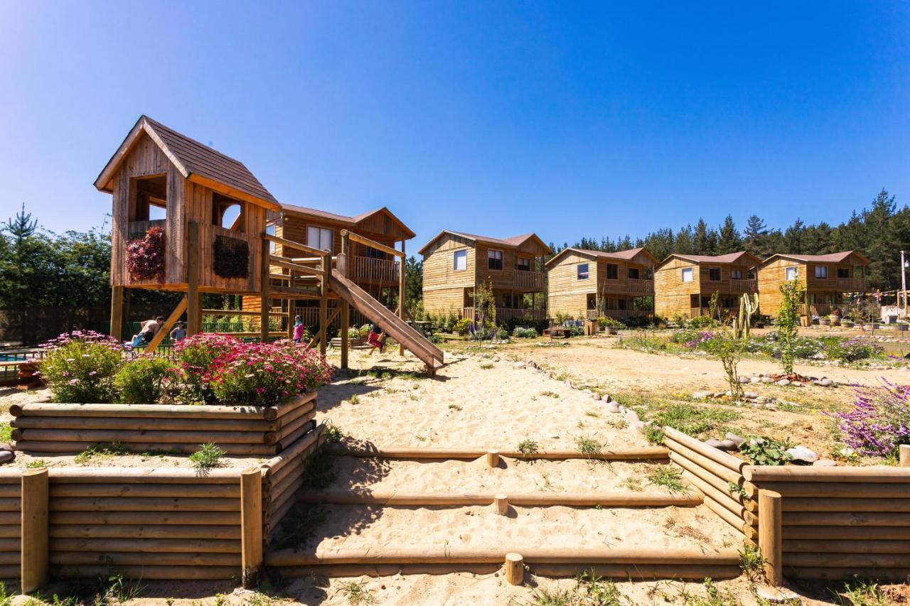 Cabana En Tunquen Con Parrilla, Fogon, Piscina Y Bosque Zewnętrze zdjęcie
