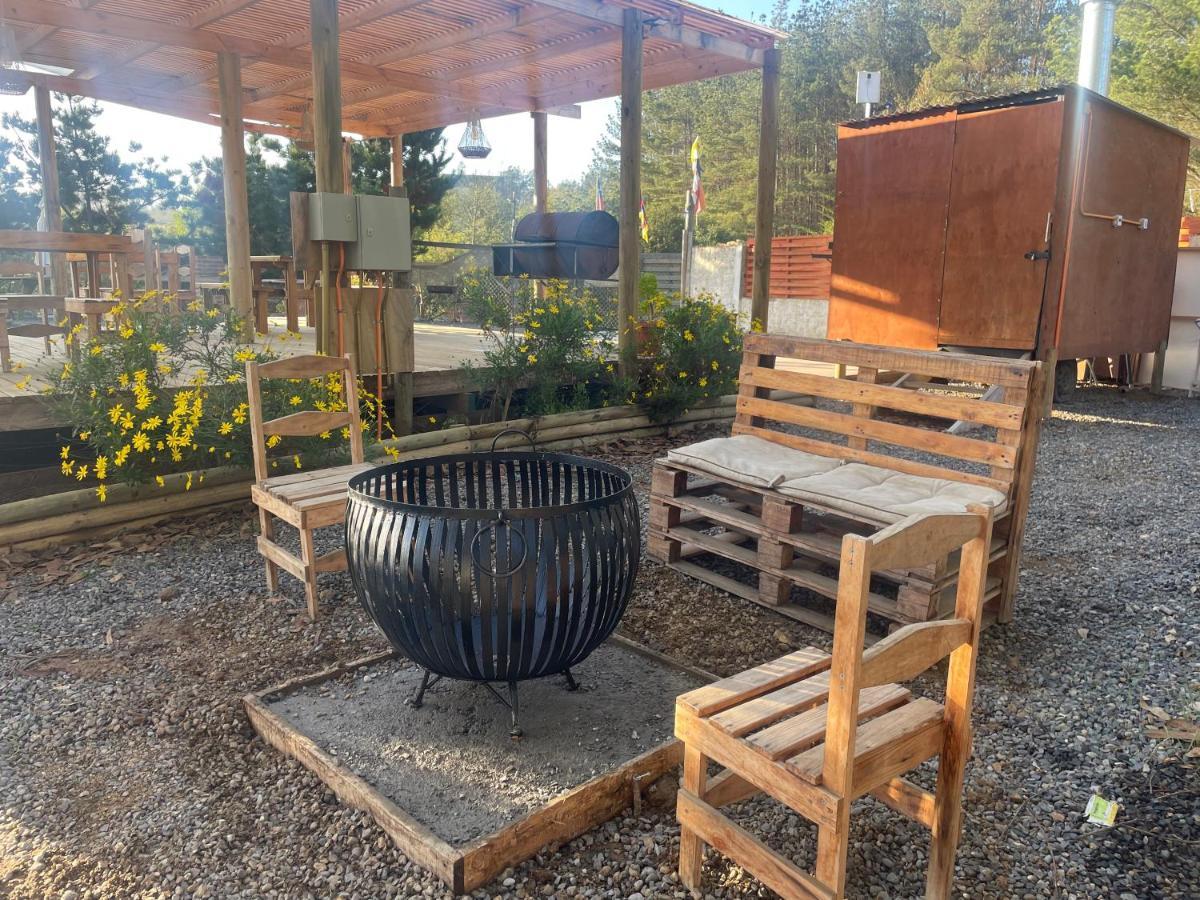 Cabana En Tunquen Con Parrilla, Fogon, Piscina Y Bosque Zewnętrze zdjęcie