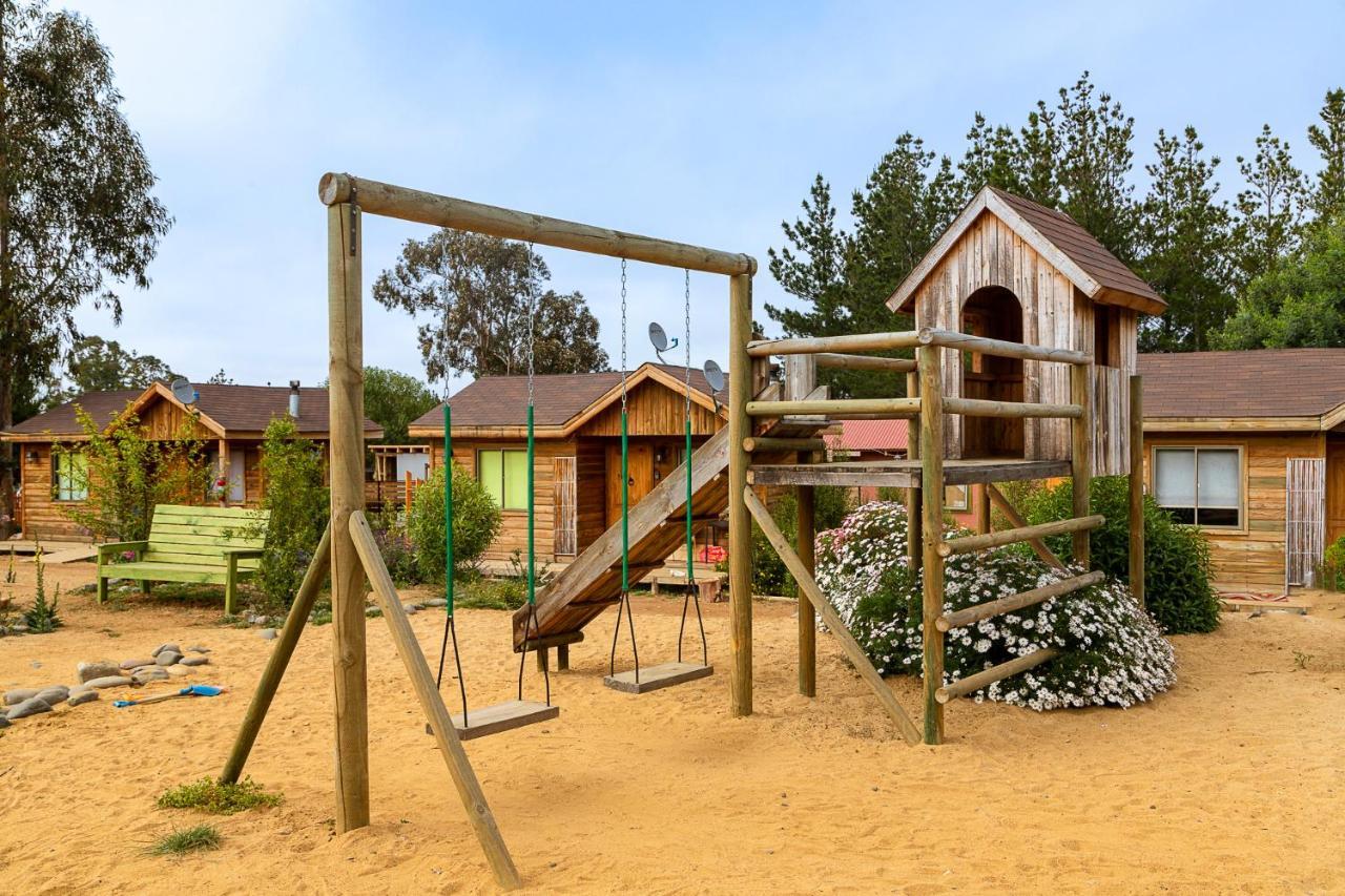 Cabana En Tunquen Con Parrilla, Fogon, Piscina Y Bosque Zewnętrze zdjęcie