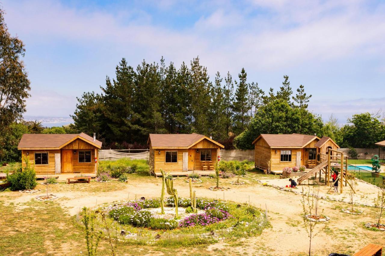 Cabana En Tunquen Con Parrilla, Fogon, Piscina Y Bosque Zewnętrze zdjęcie