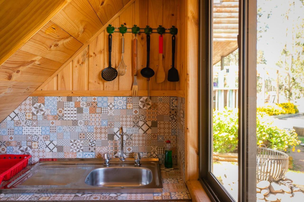 Cabana En Tunquen Con Parrilla, Fogon, Piscina Y Bosque Zewnętrze zdjęcie