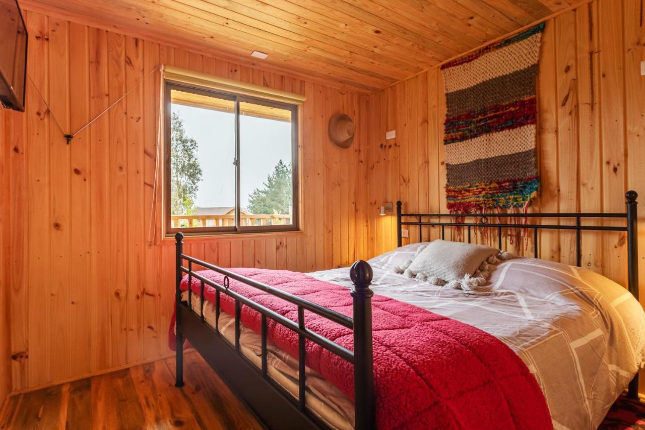 Cabana En Tunquen Con Parrilla, Fogon, Piscina Y Bosque Zewnętrze zdjęcie